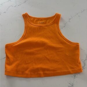 Wild Fable Orange Cropped Tank Top - Women’s Medium